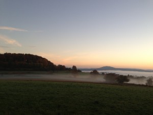 Sonnenaufgang in der Rhön